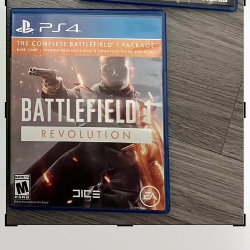 Sony PS4 Battlefield 1 Revolution - Blue Case